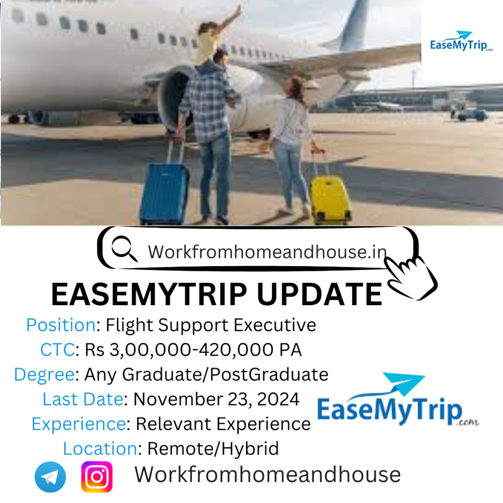 EaseMyTrip Flight Support Executive assisting a customer online.