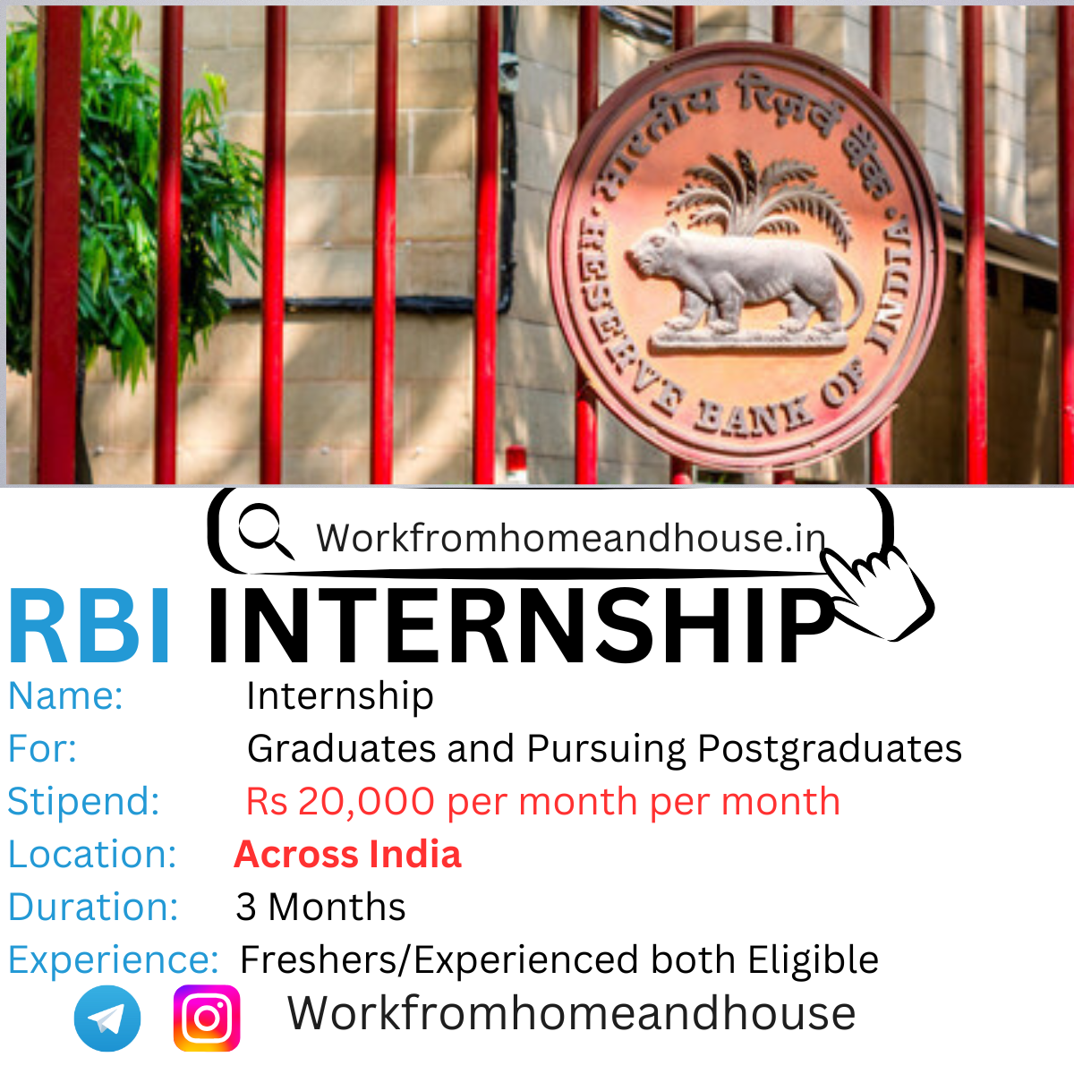 RBI Summer Internship Placement Notification | Apply Online for Roles Across India