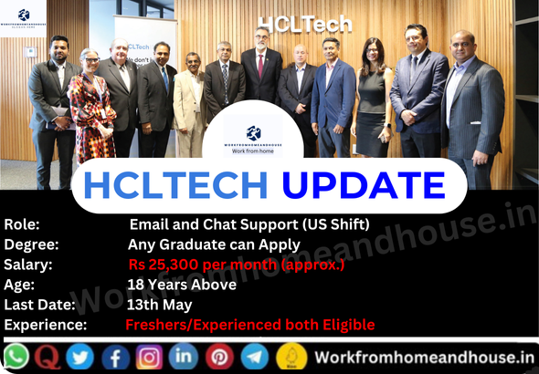 HCLTech Recruitment 2025 – Apply Online for Email and Chat Support Jobs in Hyderabad | Freshers Eligible.