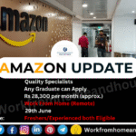 Work From Home Quality Specialist Job at Amazon 2025 – Apply Now
