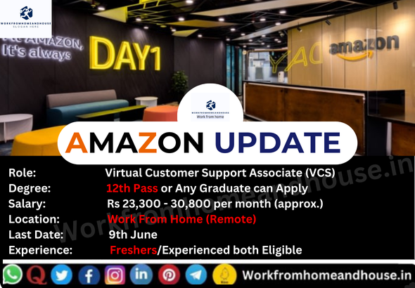 Amazon Virtual Customer Service Associate Work From Home 2025