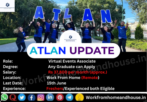 Atlan Hiring Work From Home Virtual Events Associate 2025