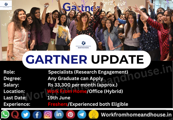 Gartner Specialist Job Opening 2025 – Work From Home/Office – Apply Now