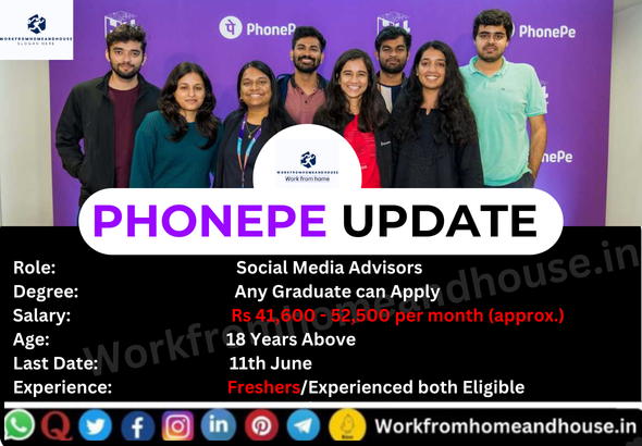 PhonePe Hiring 2025 – Apply Online for Social Media Advisor Jobs