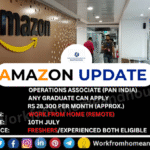 Amazon hiring remote GO AI Operations Associates – Work from home job opportunity 2025