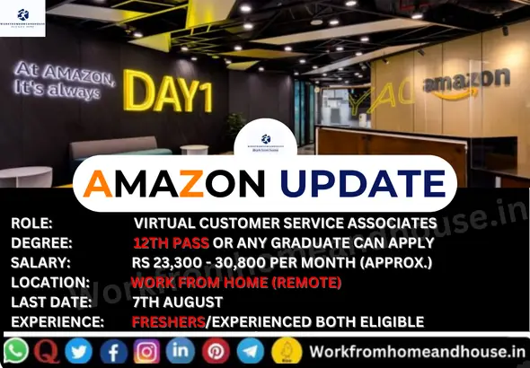 Amazon Work From Home Job - Virtual Customer Service Associate 2025