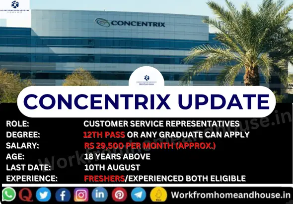 Hiring for Customer Service Representative at Concentrix Noida – Apply Online