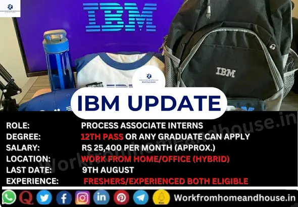 IBM Process Associate Intern Hiring 2025 – Work from Home/Office
